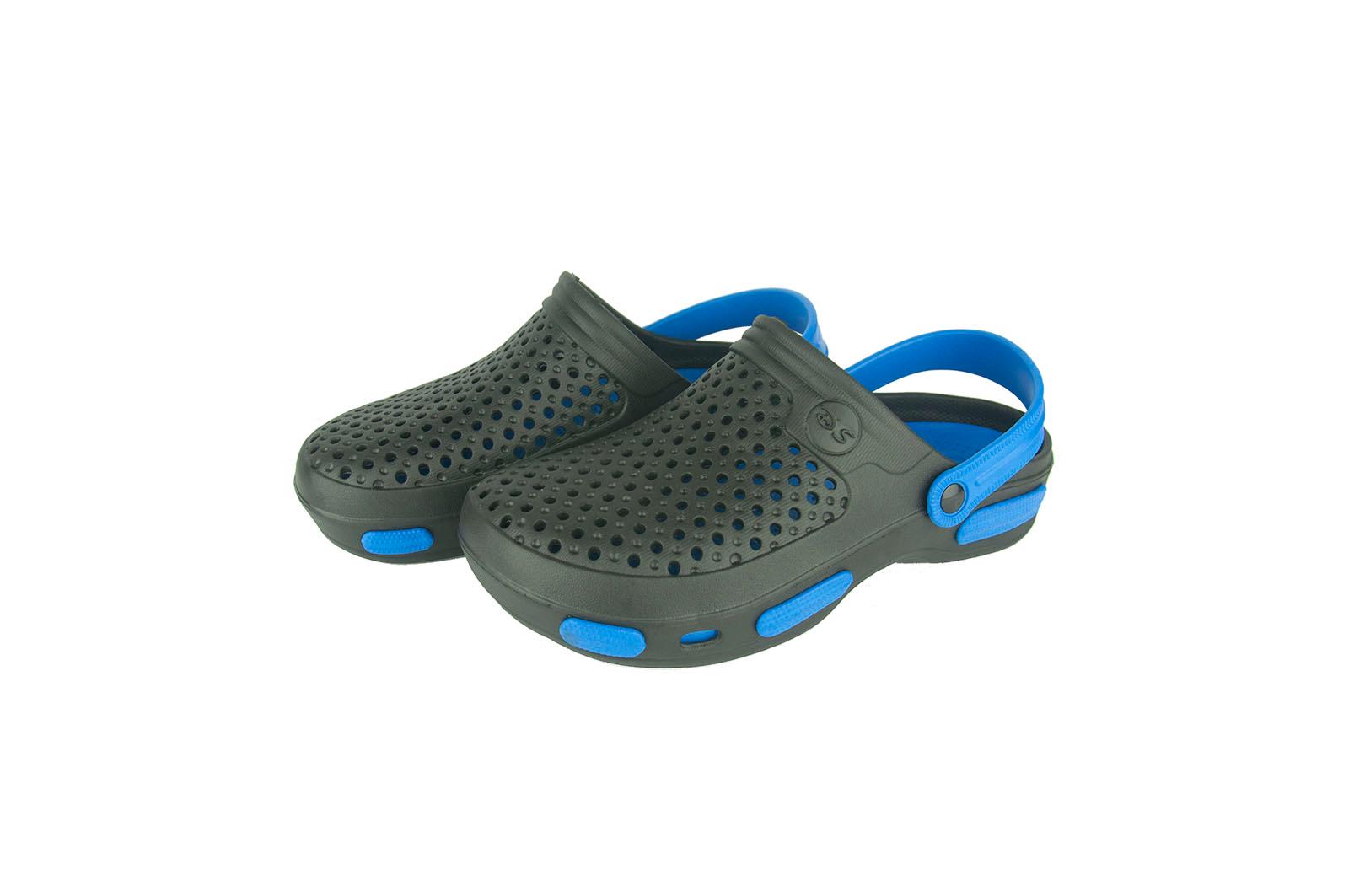 Подростковые шлепанцы сабо Crocs-01 двухцветные 